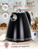 AD 1343 black Czajnik metalowy 1,5 l strix