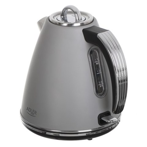 AD 1343 grey Czajnik metalowy 1,5 l strix