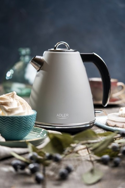 AD 1343 grey Czajnik metalowy 1,5 l strix