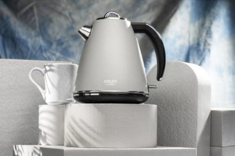AD 1343 grey Czajnik metalowy 1,5 l strix