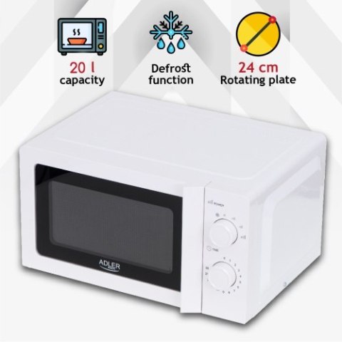 AD 6205 Kuchenka mikrofalowa 20 l