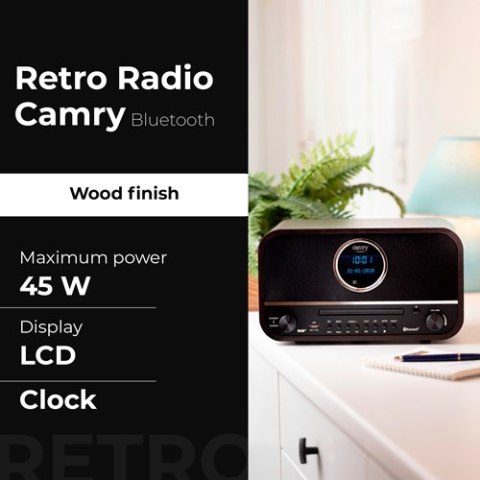 CR 1182 Retro radio z bluetooth