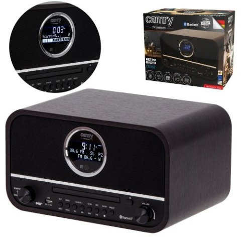 CR 1182 Retro radio z bluetooth