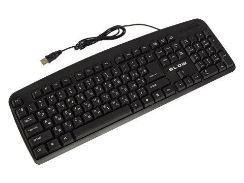 84-208# Klawiatura ukraińska rosyjska blow kp-104 usb pl cyrylica`
