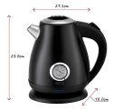 CR 1344 black Czajnik metalowy z termometrem 1,7l