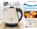 CR 1344 creme Czajnik metalowy z termometrem 1,7l