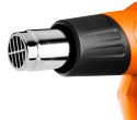 Opalarka 2000W, zakres temperatur: I: 50°C, II: 70-600°C, walizka, wyświetlacz cyfrowy