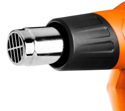 Opalarka 2000W, zakres temperatur: I: 50°C, II: 70-600°C, walizka, wyświetlacz cyfrowy