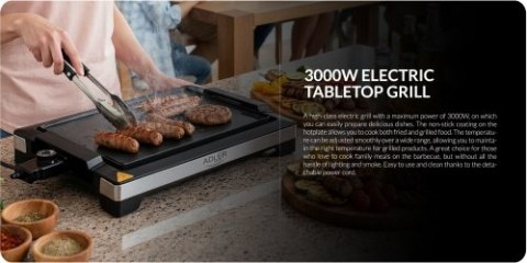 AD 6613 Grill elektryczny stołowy 3000w