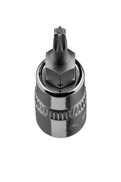 Końcówka Torx TX10 na nasadce 1/4", krótka, 37 mm