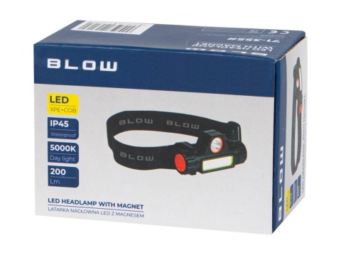71-355# Latarka nagłowna z magnesem led