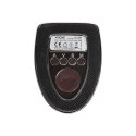 DOLOMIT LED 5W, lampka biurkowa z budzikiem, 300lm, 4000K, brązowa