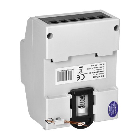 1-fazowy wskaźnik zużycia energii elektrycznej, 80A, 4.3 moduły, DIN TH-35mm
