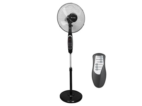 44-076# Wentylator stojący 16" 60w lcd + pilot czarny
