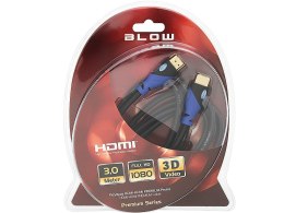 92-683# Przyłącze hdmi-hdmi 8k silver 3m plecionka