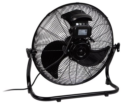 44-027# Wentylator podłogowy 18"/45cm 200w cyrkulator czarny