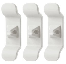 AG874A Uchwyt organizer do kabli biały