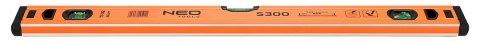 Poziomnica aluminiowa S 300, 3 libelle, 60 cm