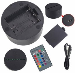 ZD98C Lampka nocna dłonie 3d led