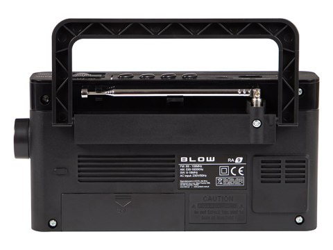 77-539# Radio przenośne analogowe am/fm blow ra9 czarne