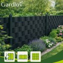 Taśma ogrodzeniowa 19cmx35m 450g/m2 czarna 23698