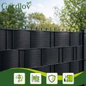 Taśma ogrodzeniowa 19cmx35m 450g/m2 czarna 23698