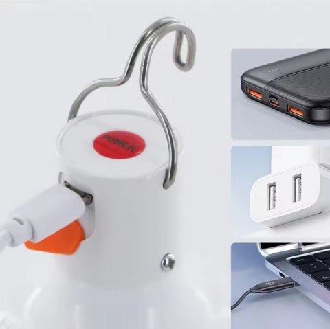 ZD13B Wisząca lampka kempingowa led usb