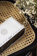 AD 1192 white Radiobudzik z bezprzewodową ładowarką i fm