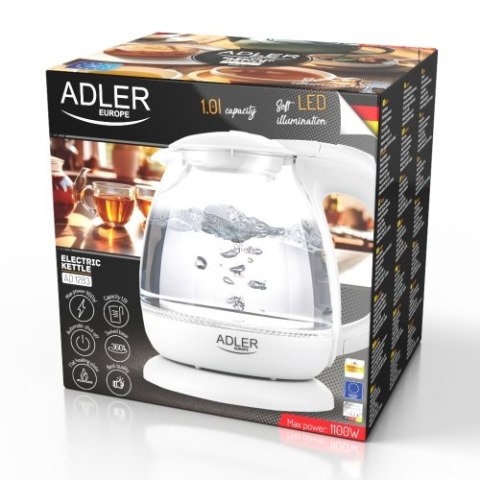 AD 1283 grey Czajnik szklany 1,0l