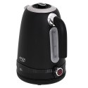 AD 1295 black Czajnik metalowy 1,7l z lcd & regulacją temperatury