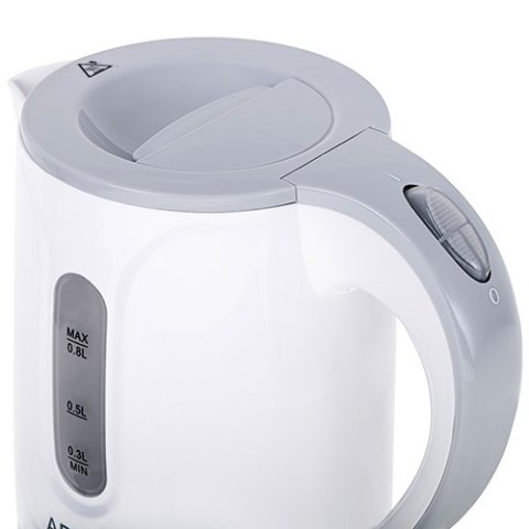 AD 1371 grey Czajnik plastikowy 0,8 l