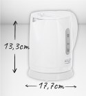 AD 1371 white Czajnik plastikowy 0,8 l