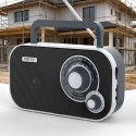 CR 1140 black Radio przenośne fm/am