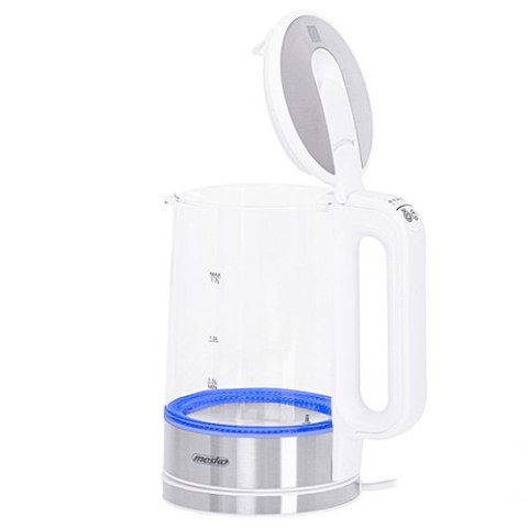 MS 1301 white Czajnik szklany 1,7 l z regulacją temp.