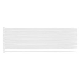 Opaski zaciskowe EXTREME 2.5 x 100 mm, białe, 100 szt.