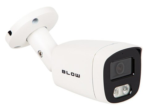 77-856# Kamera ip blow 8mp bl-i8hl28bwm/poe biała tubowa mikrofon hybridlight