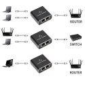 HD43 Rozdzielacz sieciowy 1x2 rj45