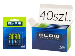 82-653# Bateria blow super alkaline aaa lr3 blister 40szt