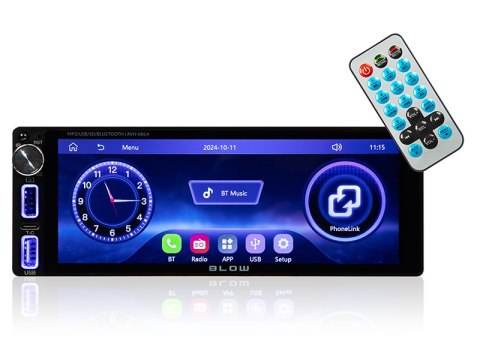 78-350# Radio blow avh-686a rds mp3/usb/micro sd/bluetooth