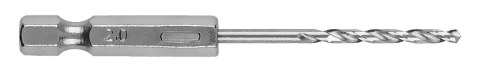 Wiertło do metalu Hex 2.0 mm, 3 szt.