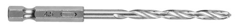 Wiertło do metalu Hex 4.5 mm, 2 szt.