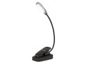 44-162# Lampka biurkowa led lb-18 z klipsem czarna`