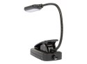 44-162# Lampka biurkowa led lb-18 z klipsem czarna`