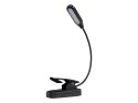 44-162# Lampka biurkowa led lb-18 z klipsem czarna`