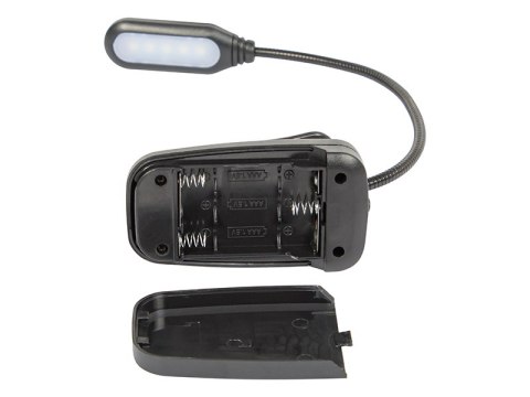 44-162# Lampka biurkowa led lb-18 z klipsem czarna`