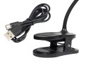 44-165# Lampka biurkowa led lb-20 z klipsem czarna`