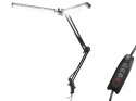 44-166# Lampka biurkowa led lb-21 czarna" podwójna