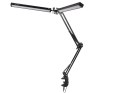 44-166# Lampka biurkowa led lb-21 czarna" podwójna