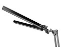 44-166# Lampka biurkowa led lb-21 czarna" podwójna