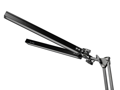 44-166# Lampka biurkowa led lb-21 czarna" podwójna